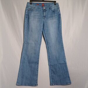 Sasson Jeans Womens 14 Ooh LaLa Bootcut Boogie Mid-Rise Edgy Cowgirl Y2K Hippie